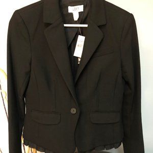 NWT Ann Taylor Loft Black Suit Blazer, 4P